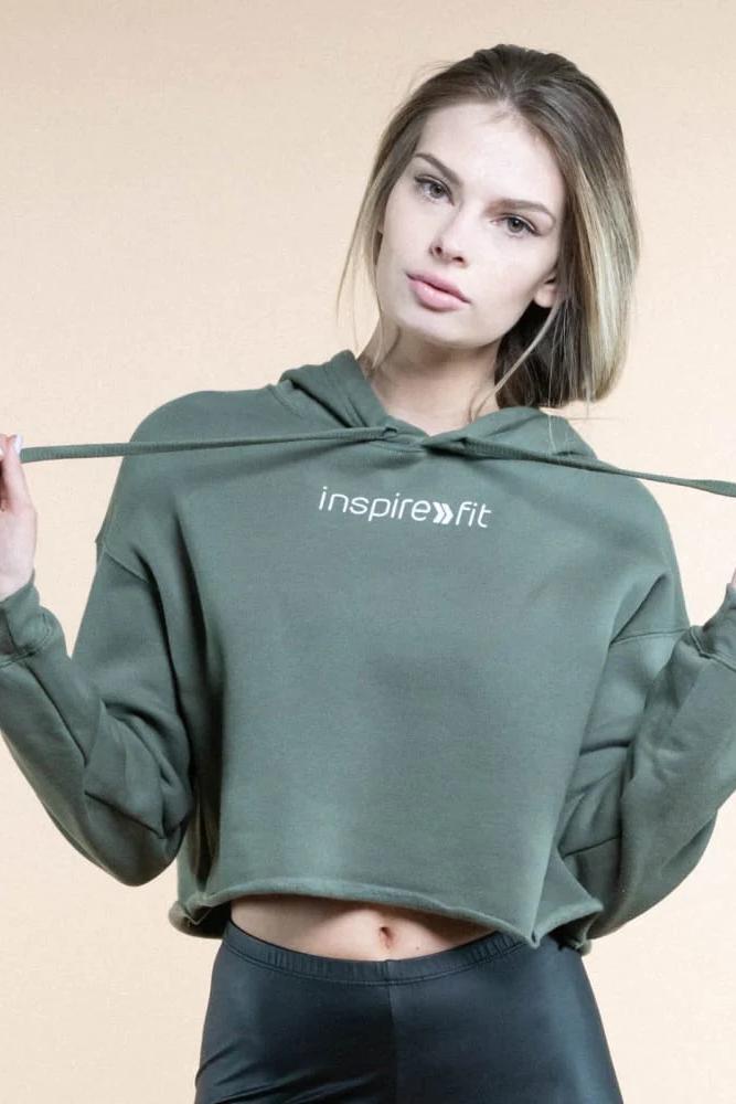 Crop top hoodie