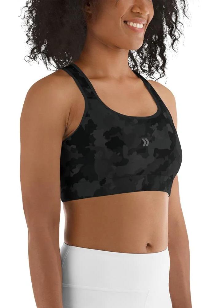 Midnight Camo Sports Bra