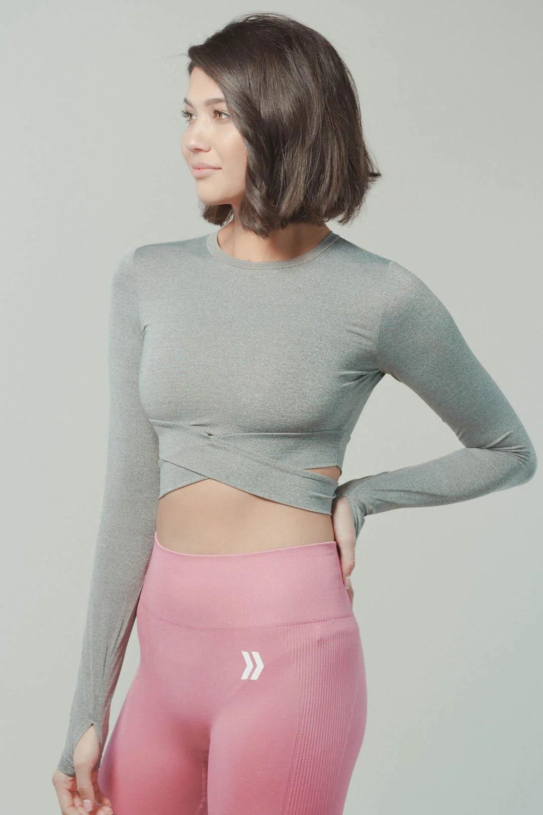 Jess Long Sleeve Crop Top